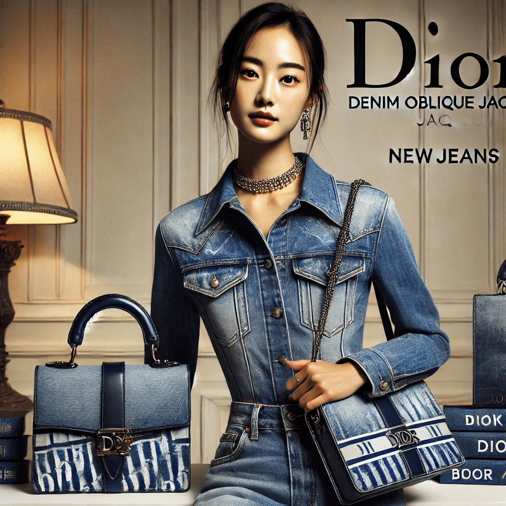NewJeans' Haerin: Dior's Denim Oblique Jacquard Campaign