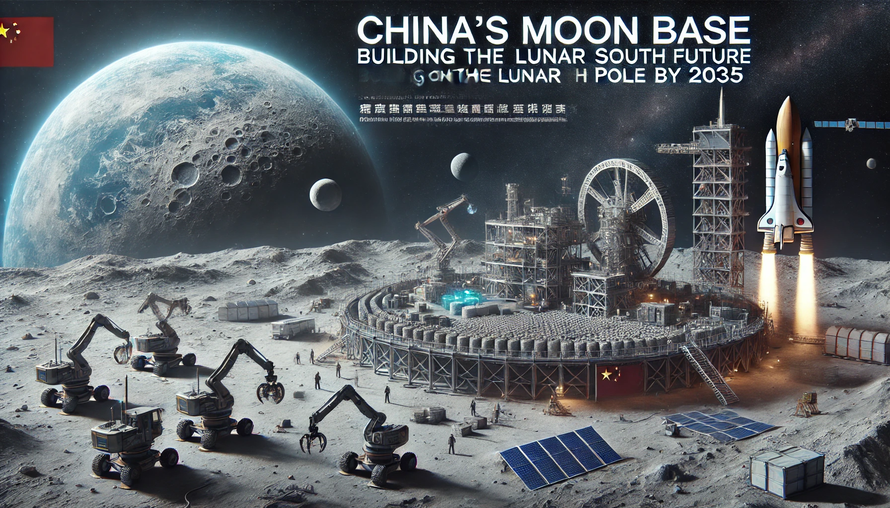 China’s Ambitious Plans: Building a Moon Base at the Lunar South Pole ...